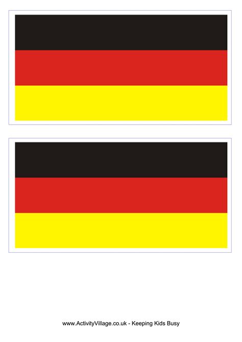 Printable German Flag